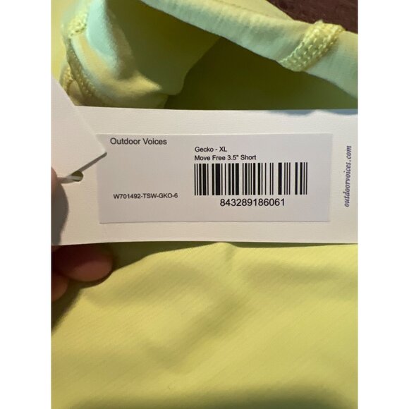 Outdoor Voices Gecko XL Move Free 3.5" Short‎ - Lightweight Athletic Shorts NWT - Picture 3 of 8